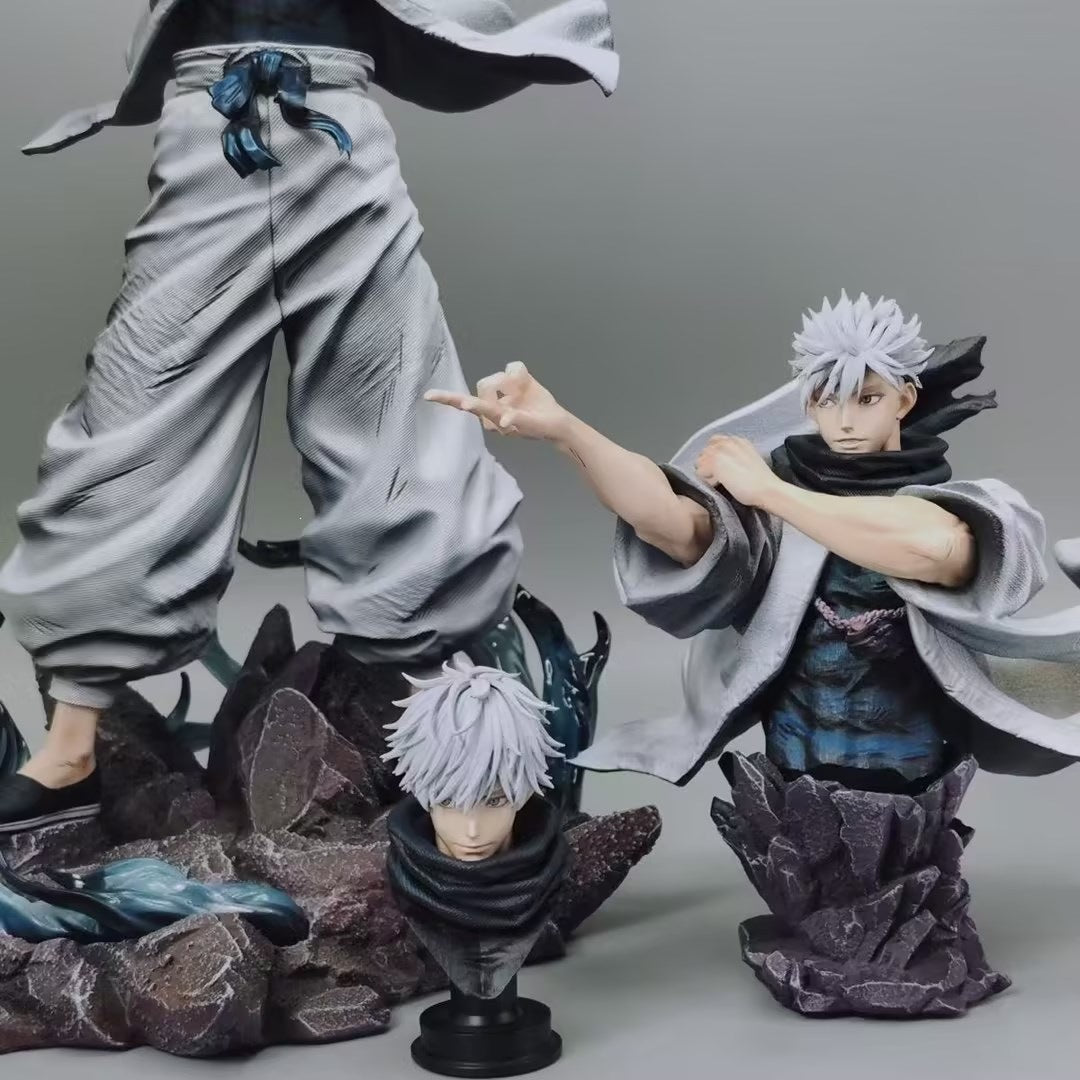 Jujutsu Battle: Wu Tiao Wu San Tou Carving Case Desktop Trendy Play Pendant Box Set Handmade