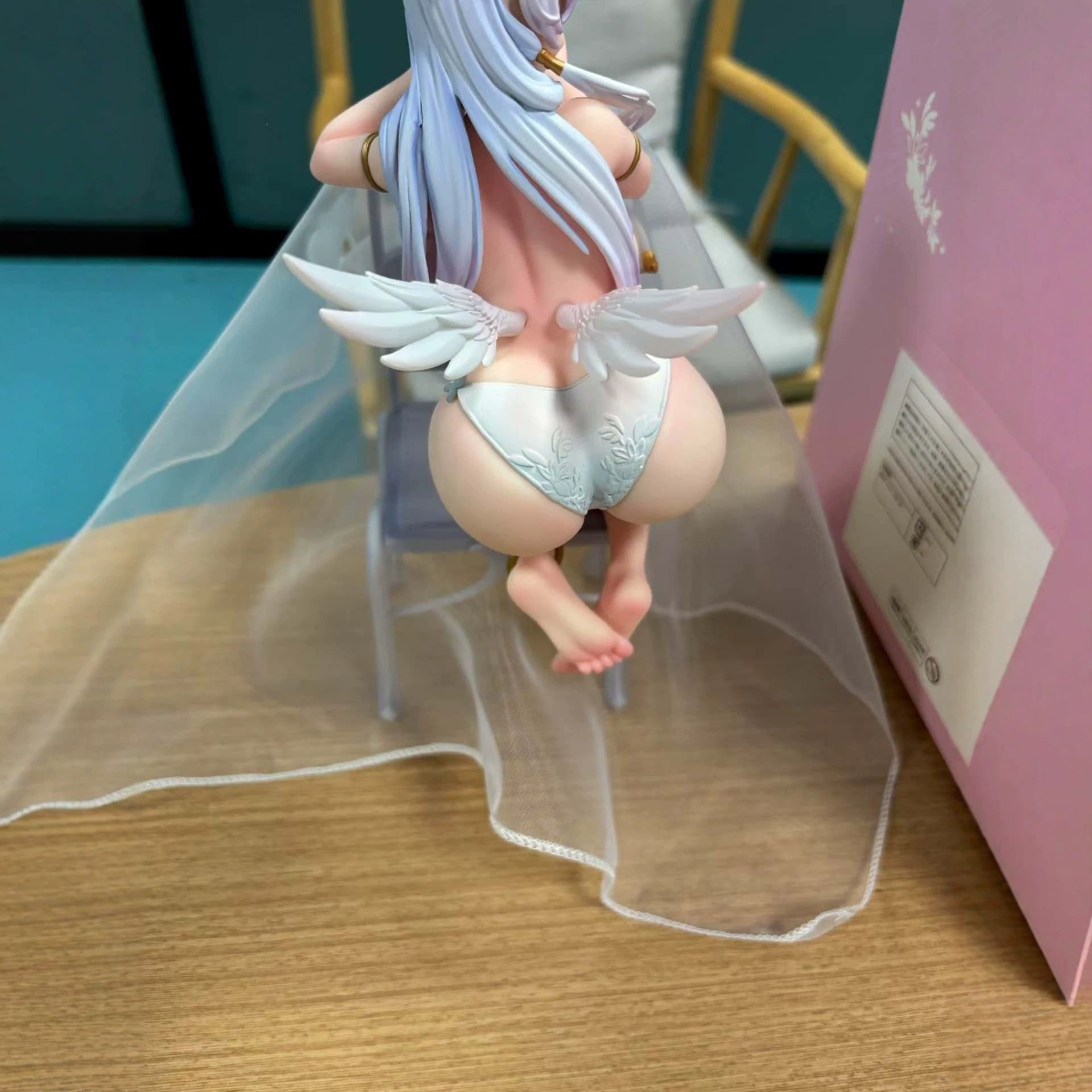 anime angel wing halo 18+ statue