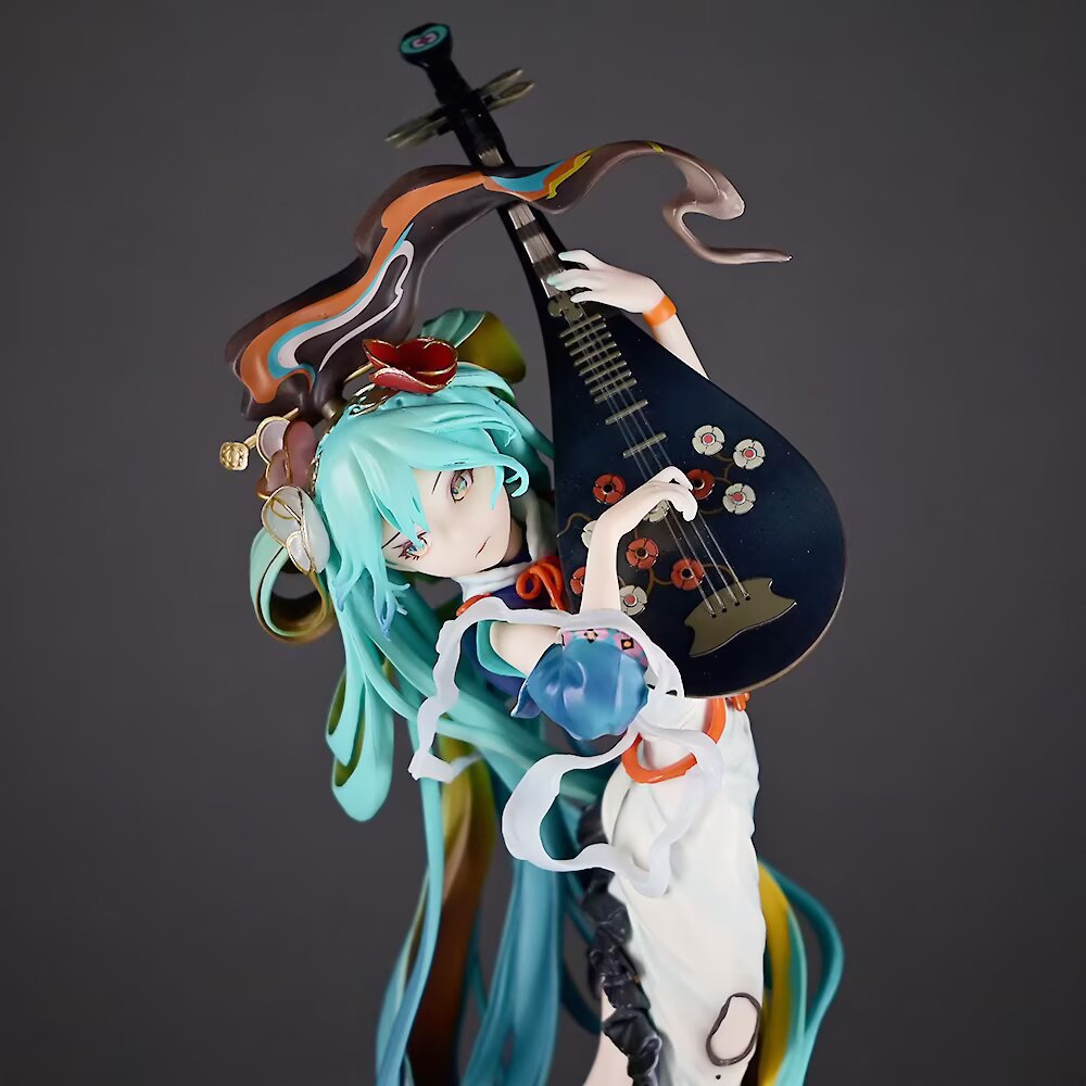 Hatsune Miku flying pipa chinese style figure