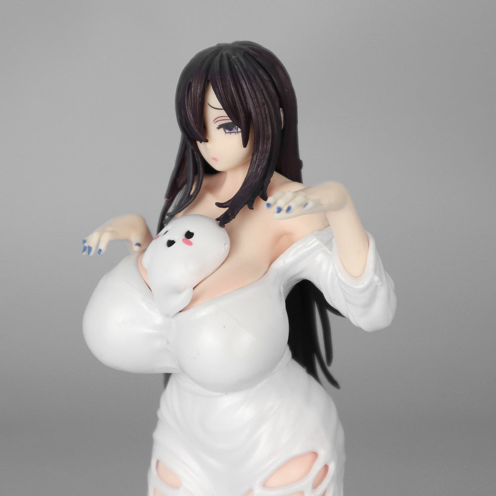 Anime Beautiful Girl Ghost Illustrated Map Miss Youzi Giant Breast Ghost Mother Standing Posture Decorative Boxed Handicraft