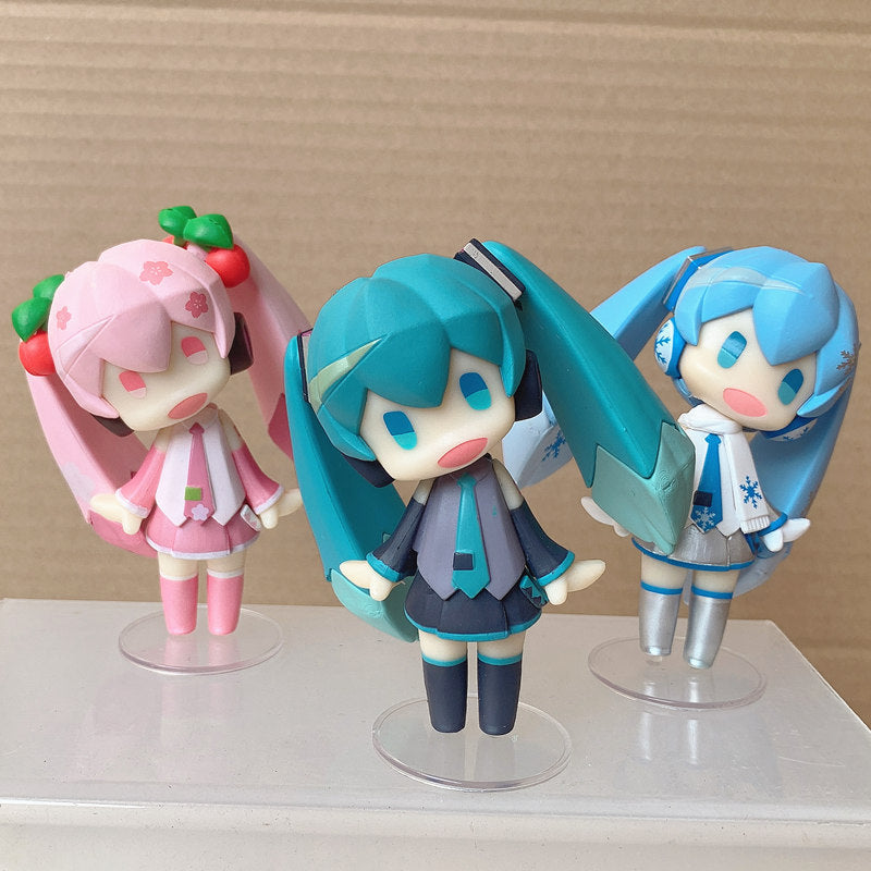 Hatsune Miku cherry blossom chibi figurine