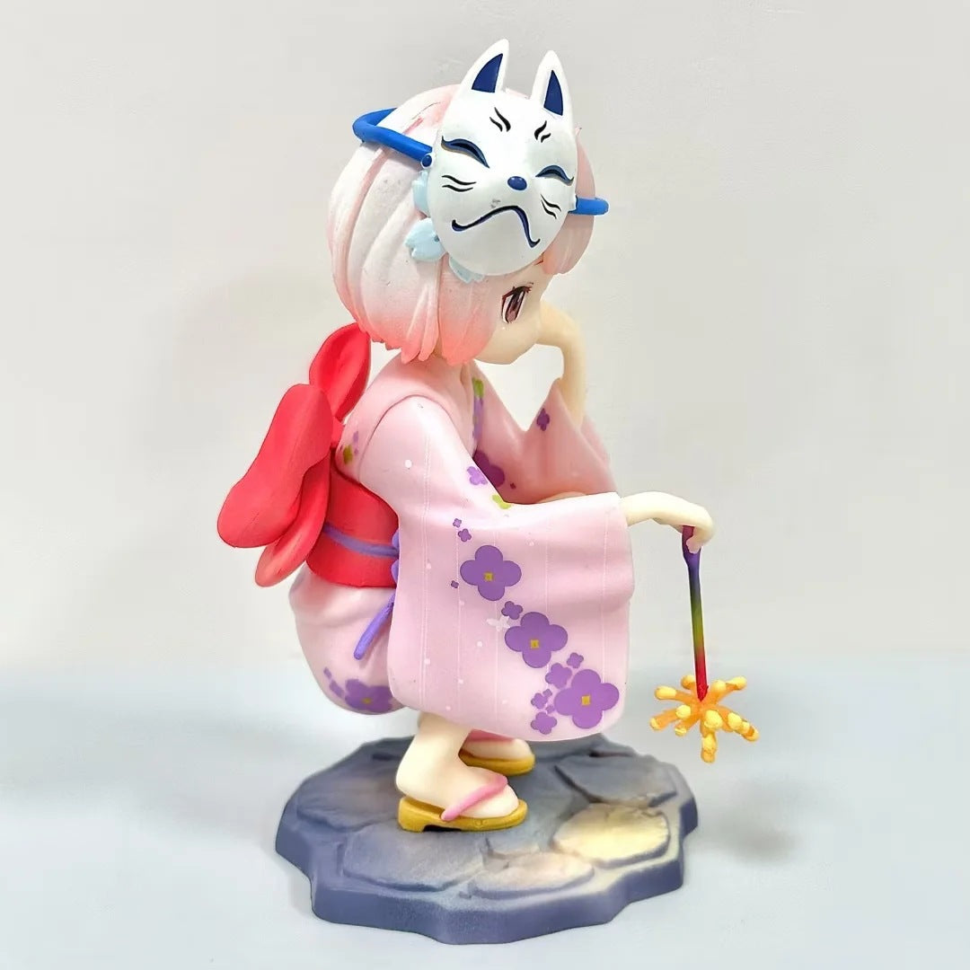 Re:Zero Ram & Rem Yukata Festival Q Version GK Statue Set