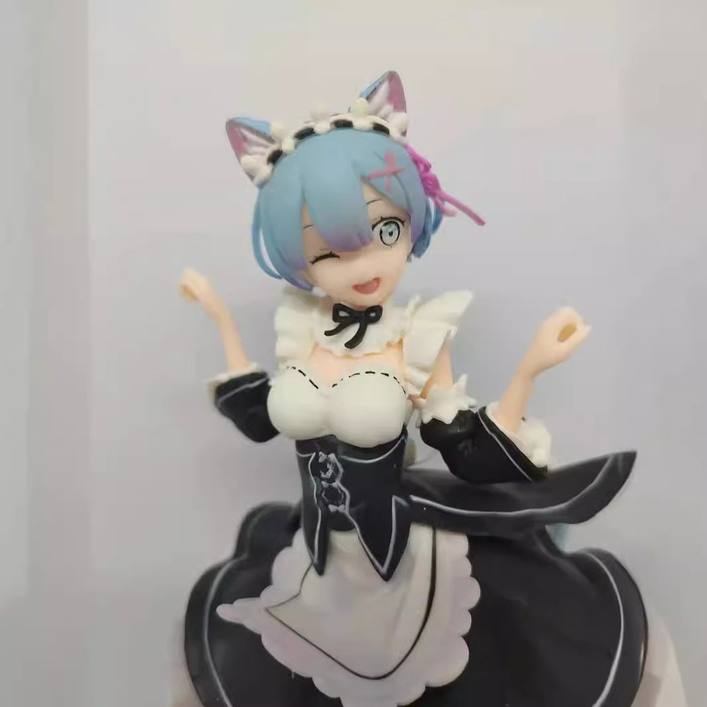 Re:Zero Rem Neko Maid GK Statue