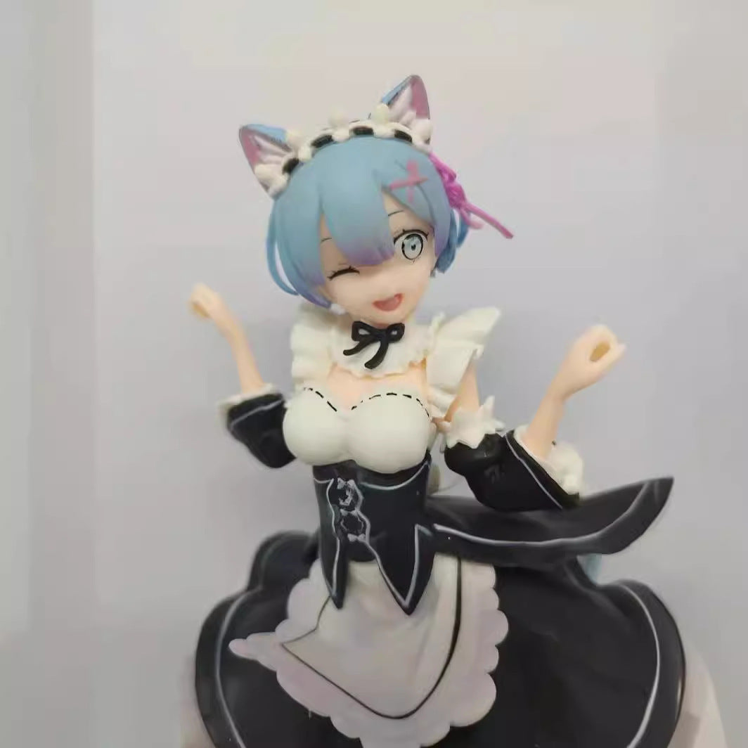 Re:Zero Rem Neko Maid GK Statue