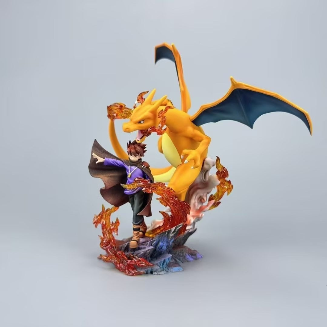 Pokemon Gary Oak Charizard figure