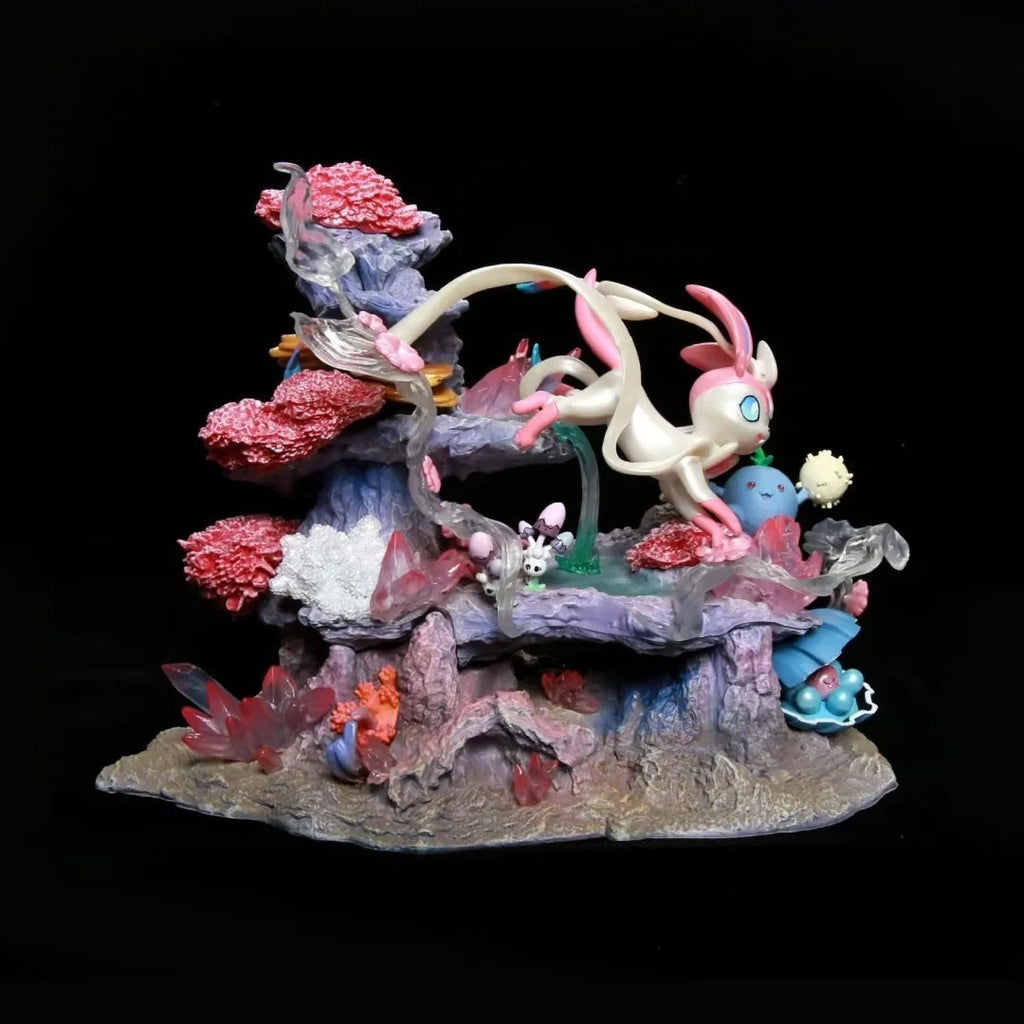 Pokemon Sylveon Fantasy Cave Diorama GK Statue