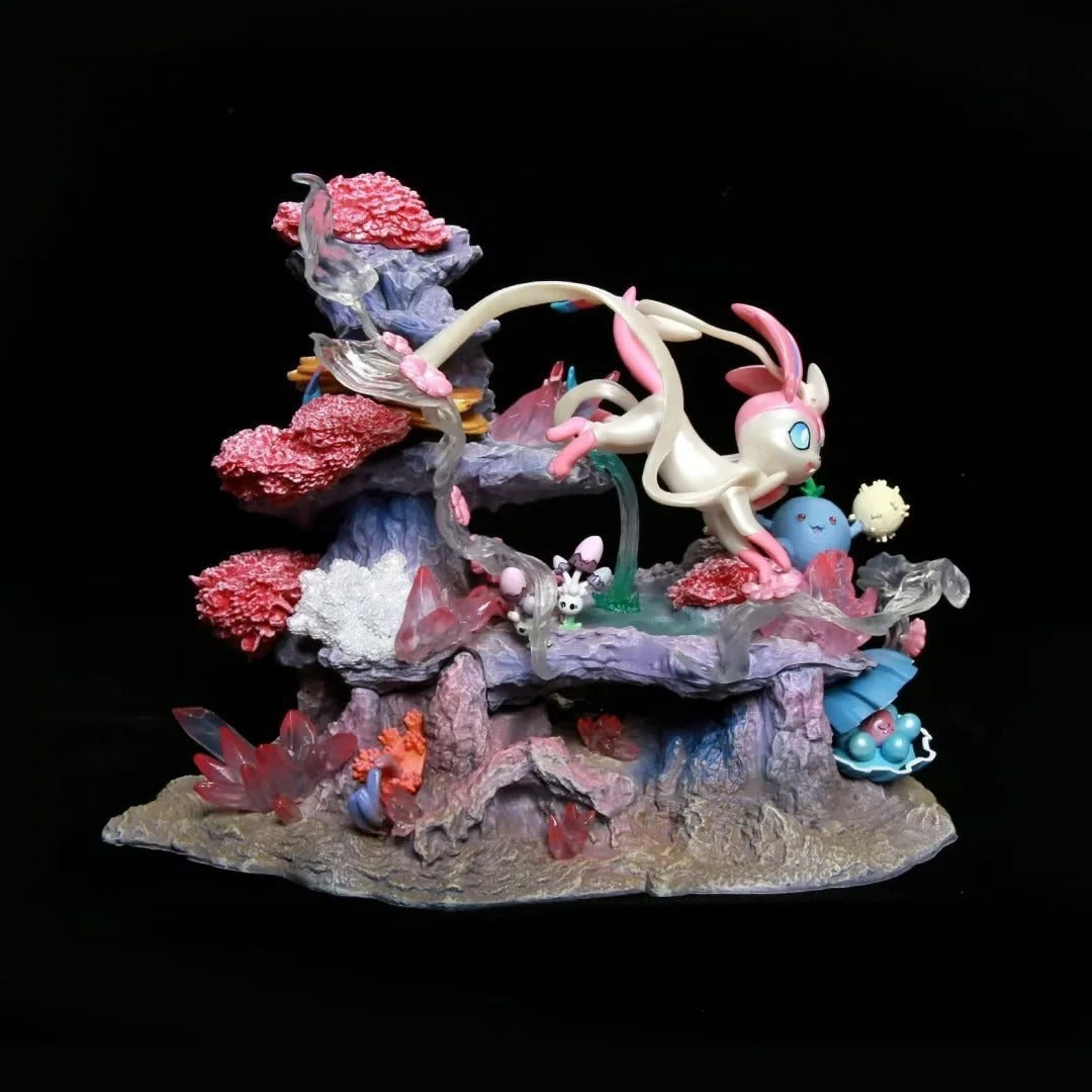 Pokemon Sylveon Fantasy Cave Diorama GK Statue