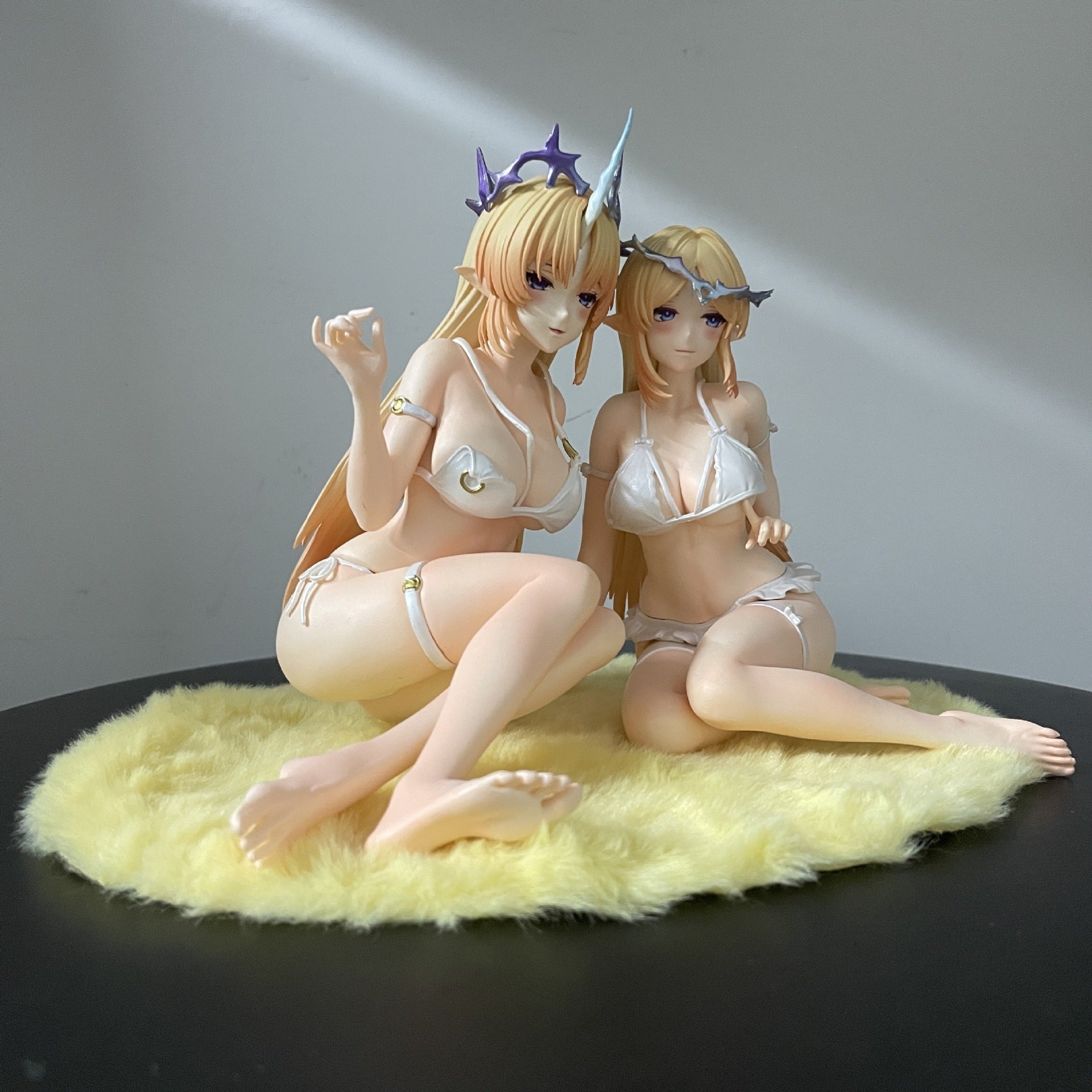 Original elf girl two‑figure set bikini anime figure