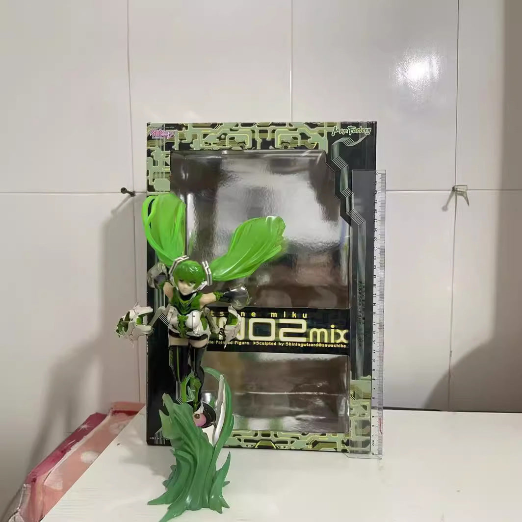 Hatsune Miku V02‑mix sci‑fi battle figure