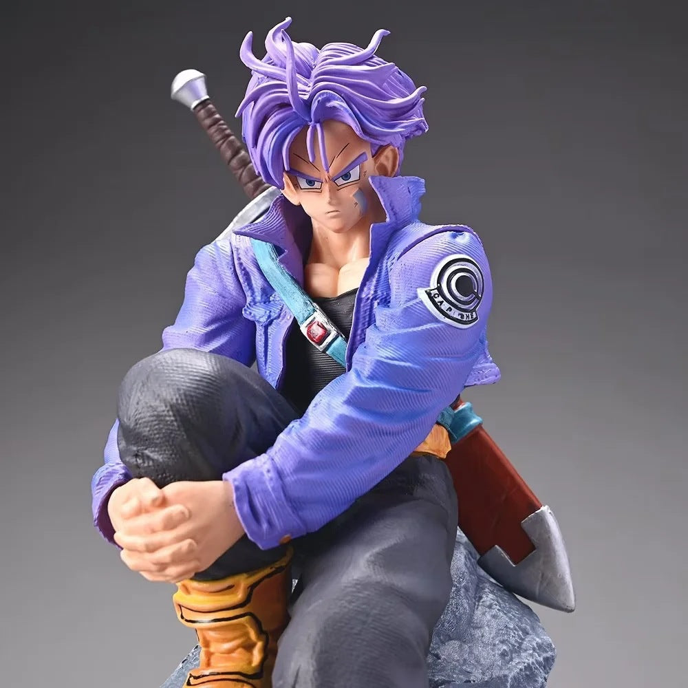 Dragon Ball Trunks sitting statue