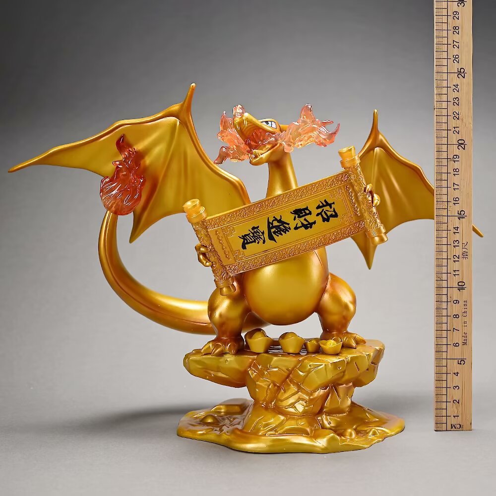 Pokemon Charizard Lucky Fortune Diorama Statue