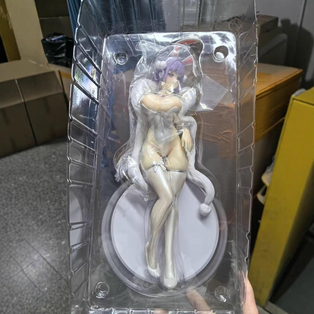 Original purple hair bunny girl figure