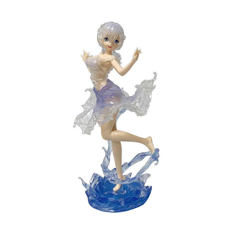 Re:Zero Ram & Rem Water Dance Dress GK Statue