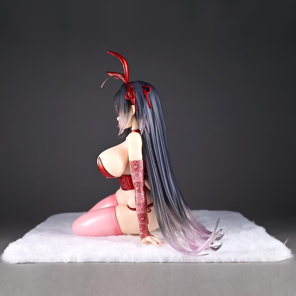 Azur Lane Taihou red bunny girl kneeling figure
