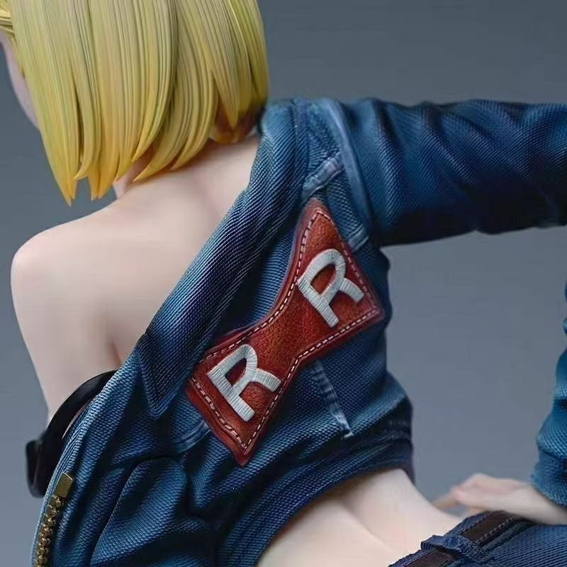 Dragon Ball Android 18 denim outfit figure