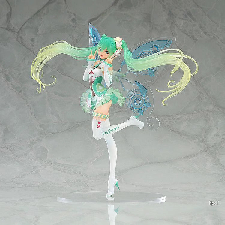 Hatsune Miku racing ver transparent wing statue