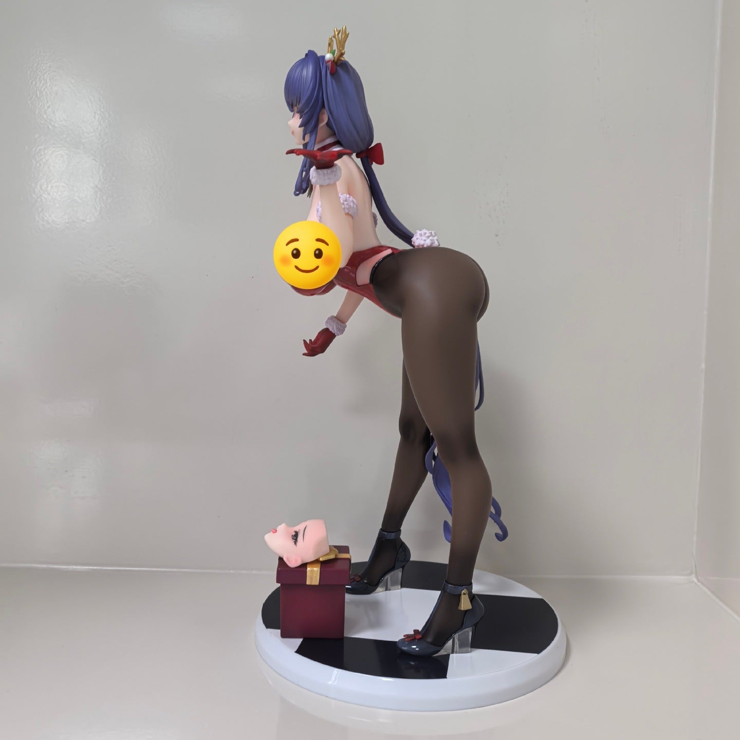 Anime girl christmas deer antler GK figure