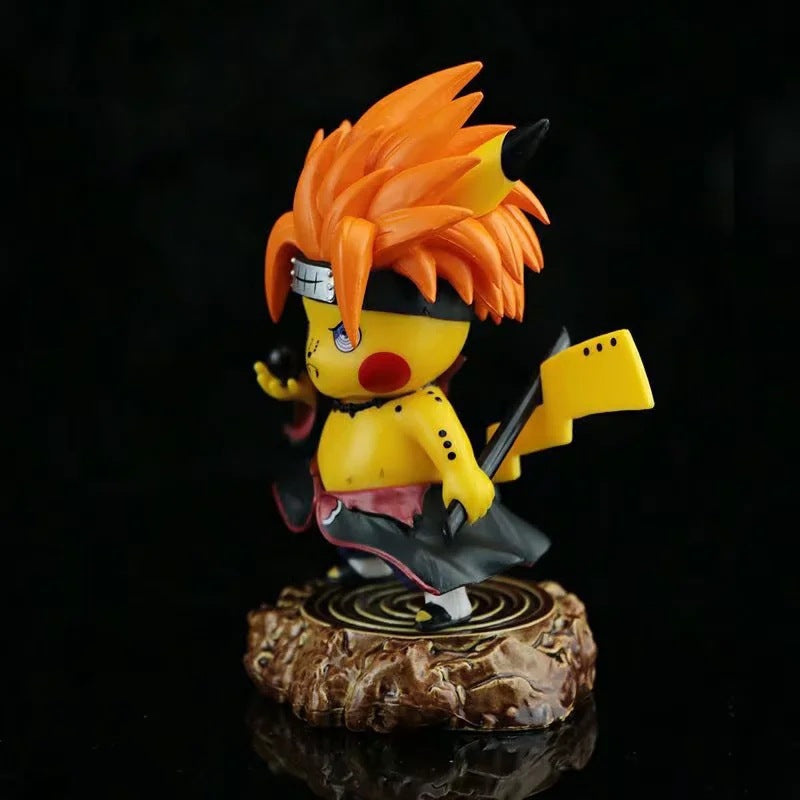 Pokemon × Naruto Crossover Pikachu Cos Pain Akatsuki GK Statue