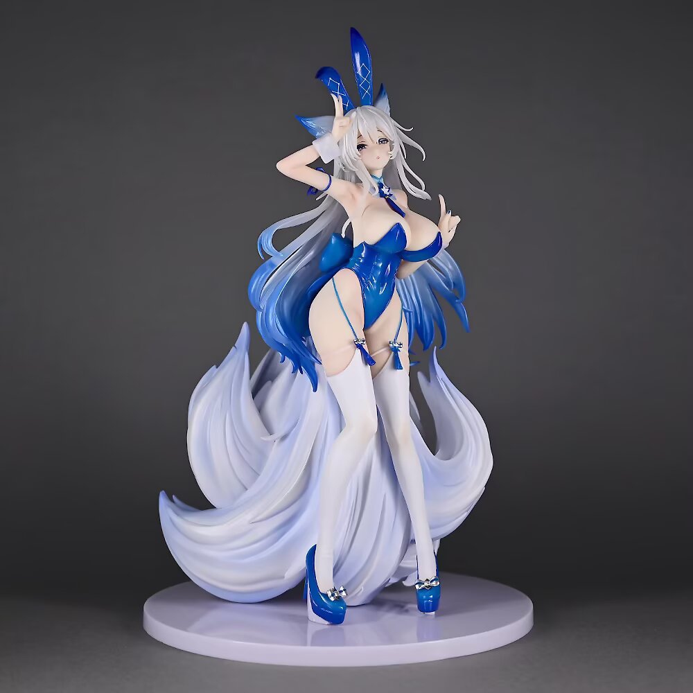 Azur Lane Shinano blue bunny girl figure