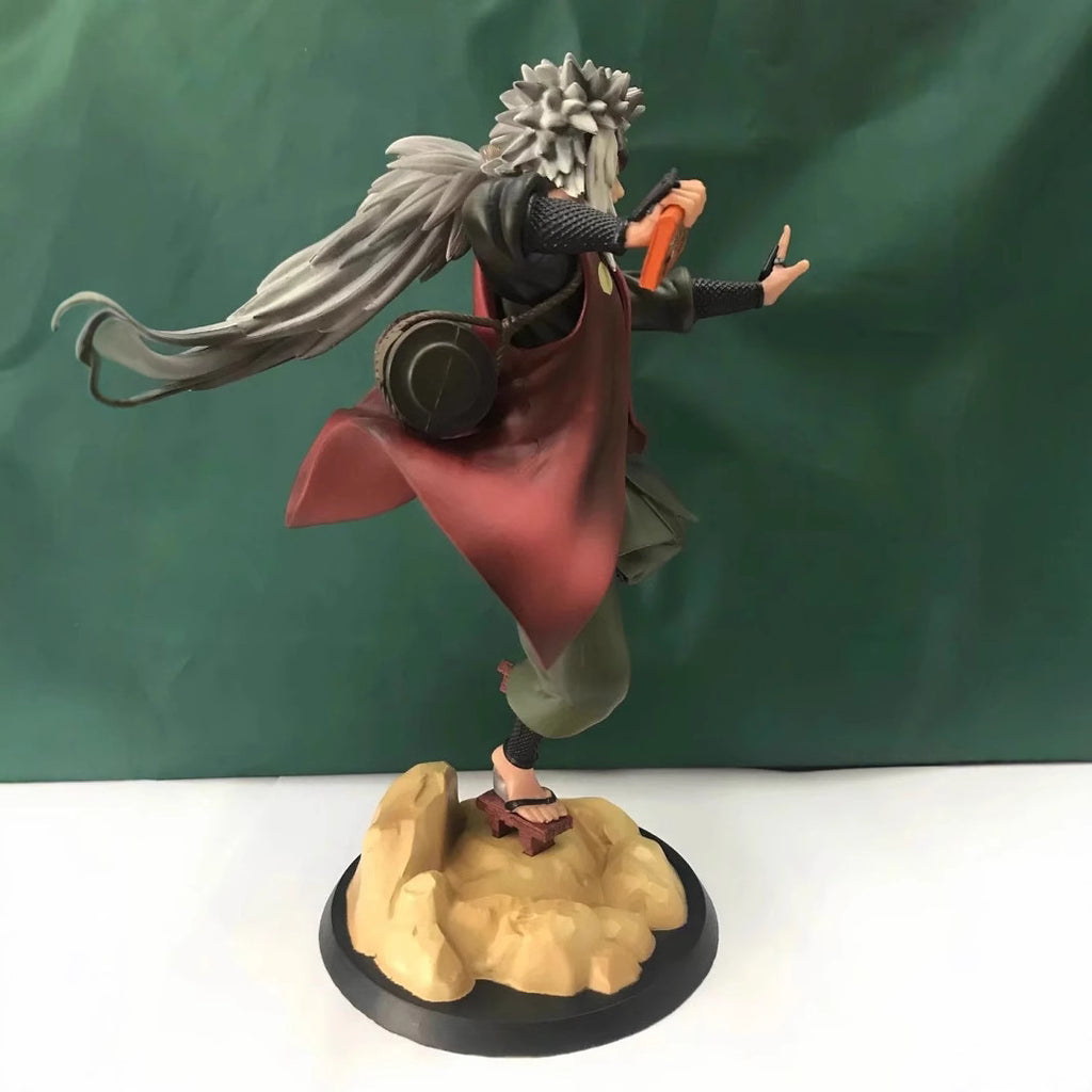 Naruto GK Jiraiya Statue Scene Model Desktop Ornament Box Set Handmade