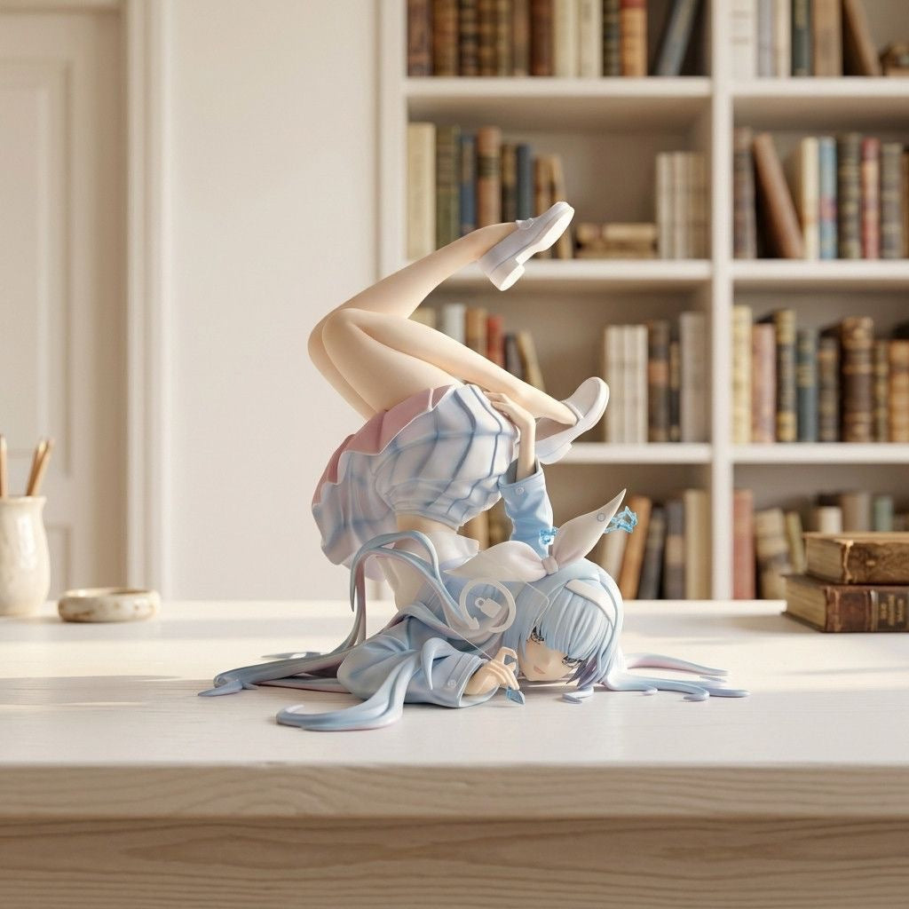 Blue Archive Azusa & Shiroko upside down figure set