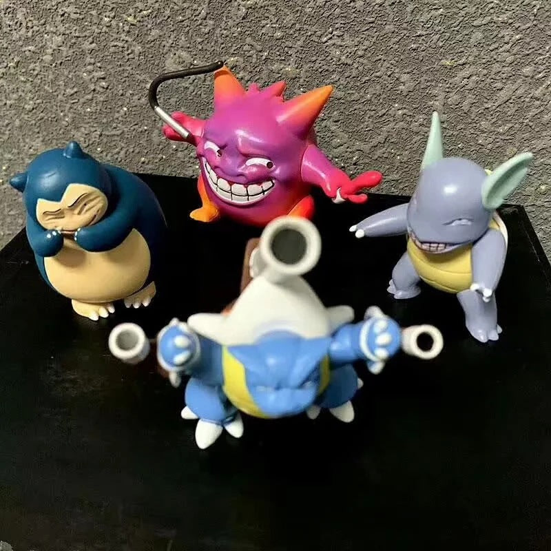 Funny Meme Expression Pokemon GK Statue Set