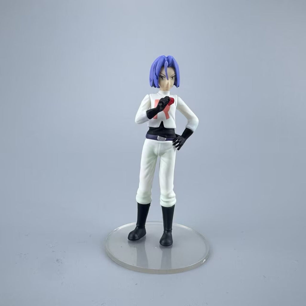 Pokemon Team Rocket Jessie James Meowth Wobbuffet Diorama Statue