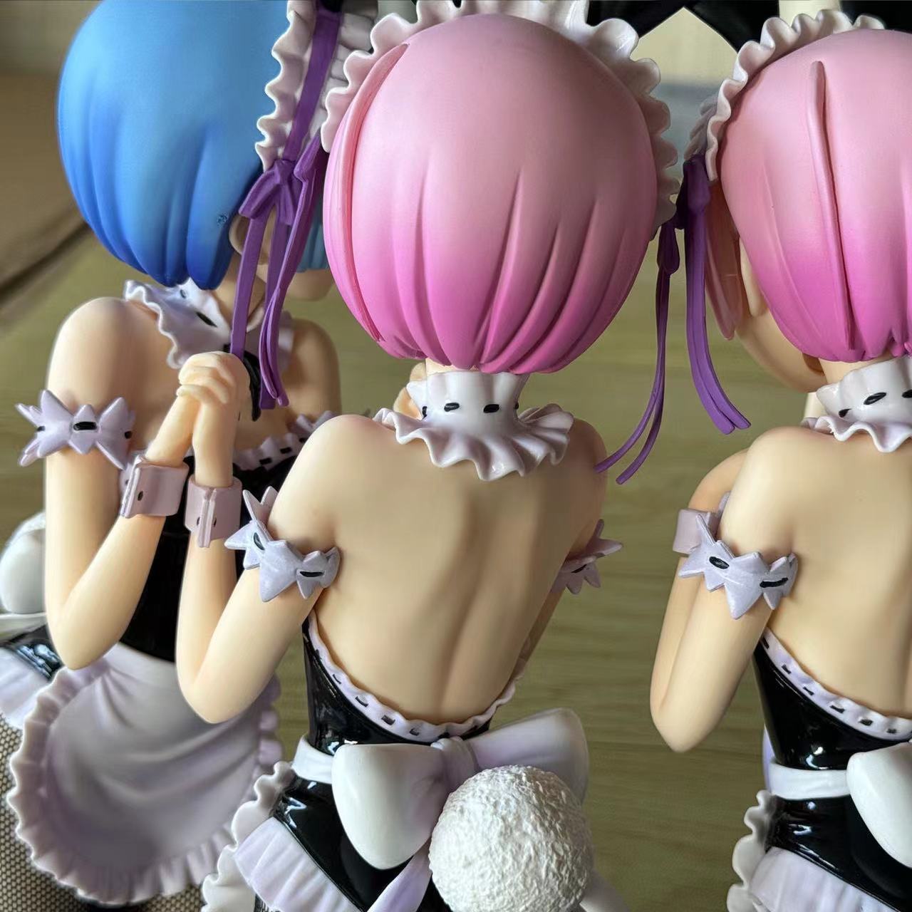 Re Zero Rem Ram bunny girl 1/4 figure set