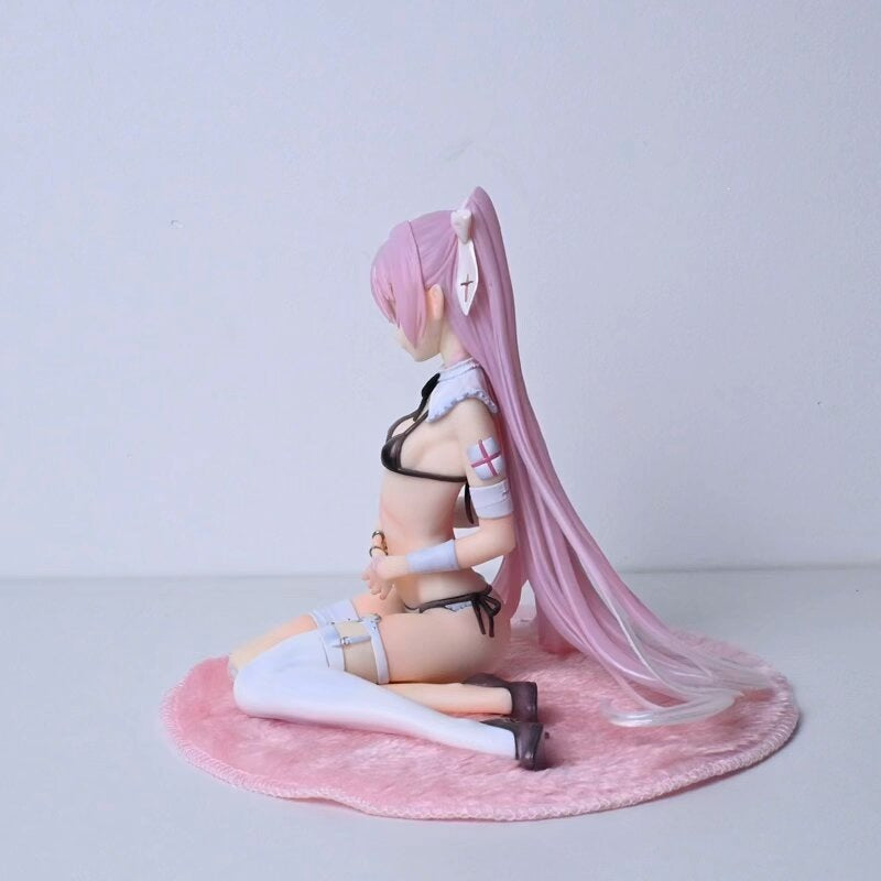 pink twin tail nun bikini GK figure