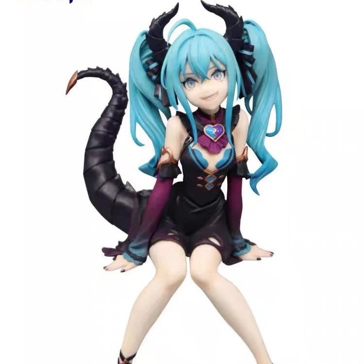 Hatsune Miku devil horn dragon tail noodle stopper figure
