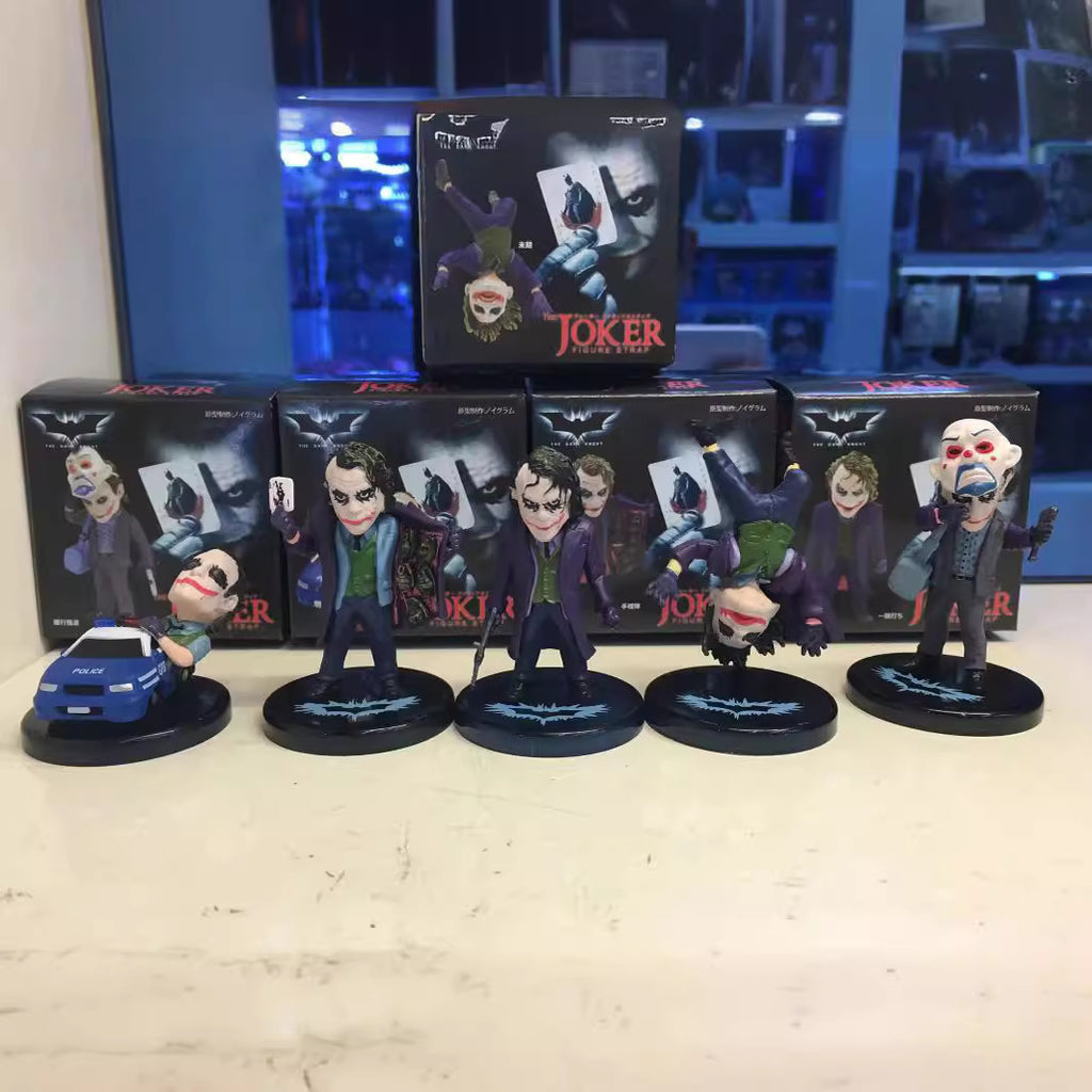 DC Joker 5‑pack static collectible figures