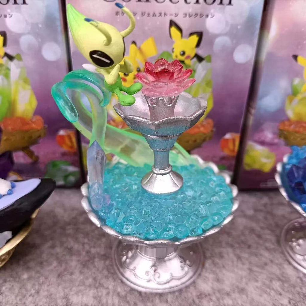 Pokemon Gemstone Collection Decorative Tray Blind Box Figure Set