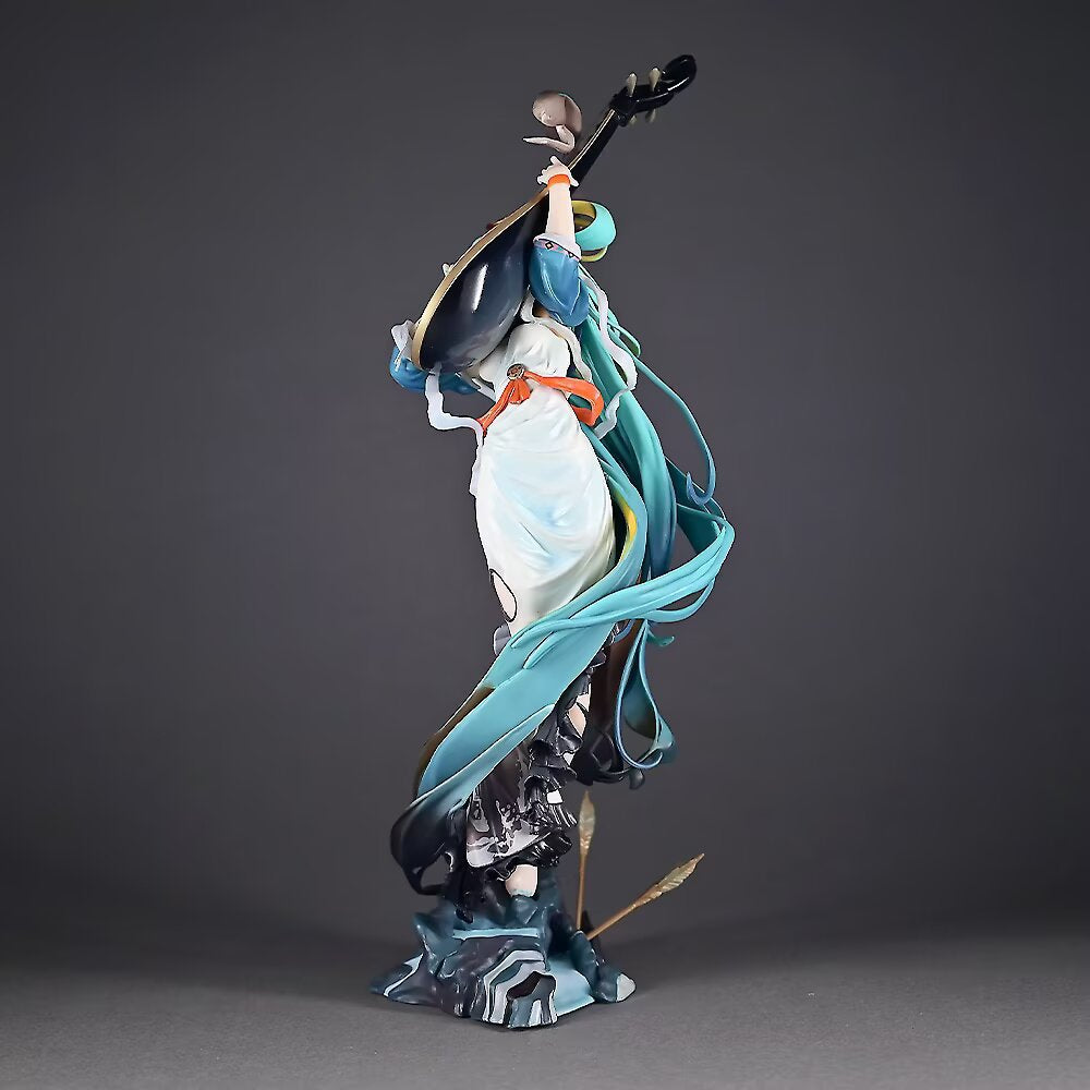 Hatsune Miku flying pipa chinese style figure