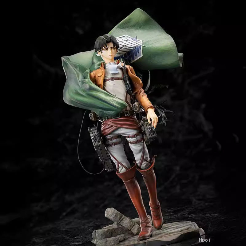 Attack on Titan Eren Levi double figure statue