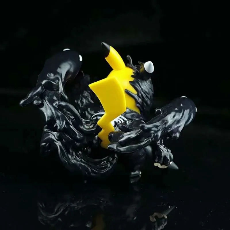 Pokemon × Marvel Crossover Pikachu Cos Venom Carnage