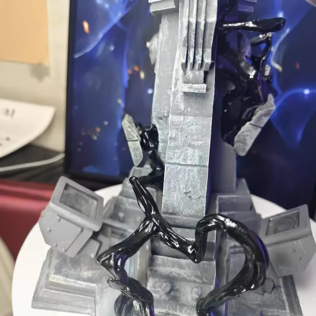 Marvel Spider‑Man venom rubble base collectible statue