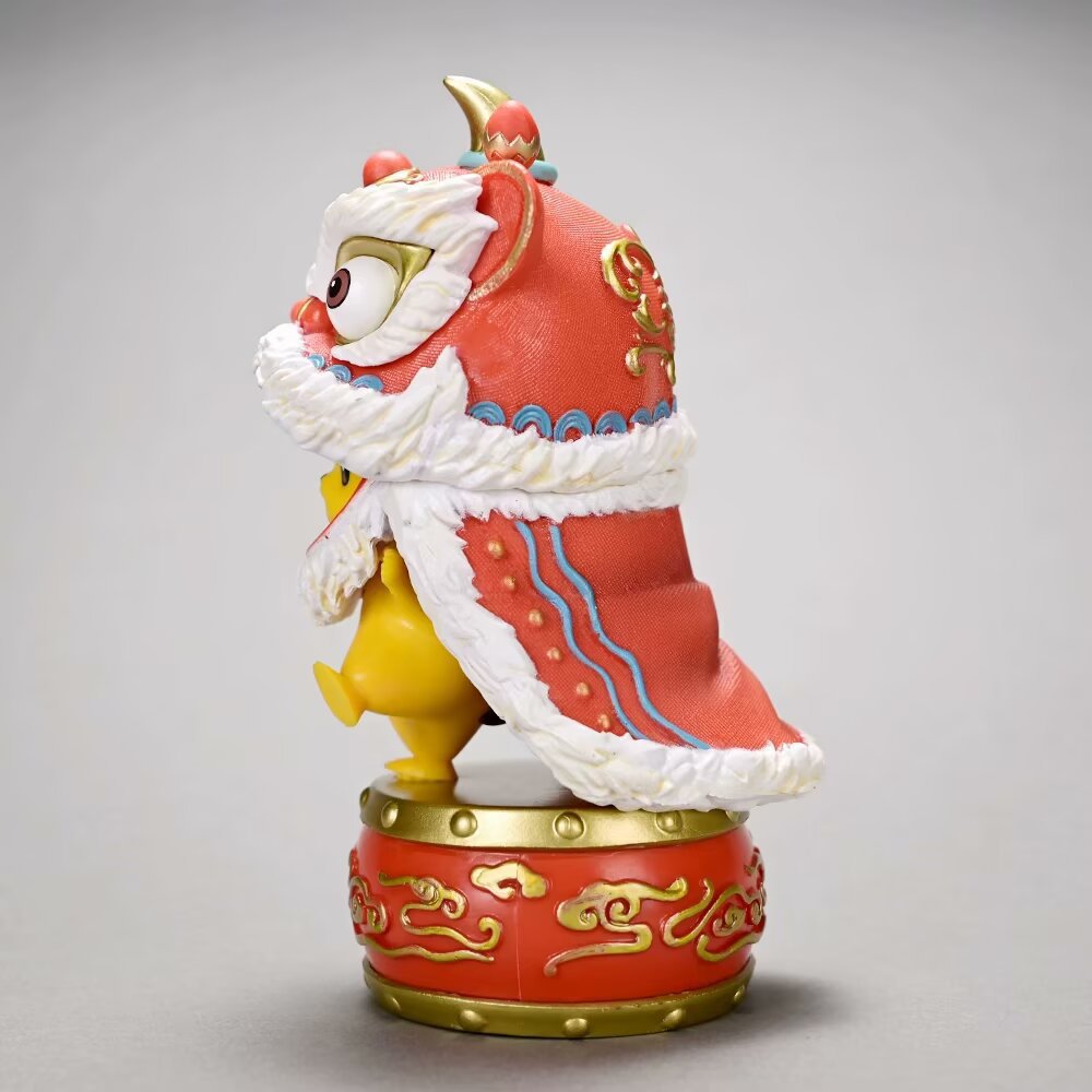 Pokemon Pikachu Chinese Lion Dance GK Statue