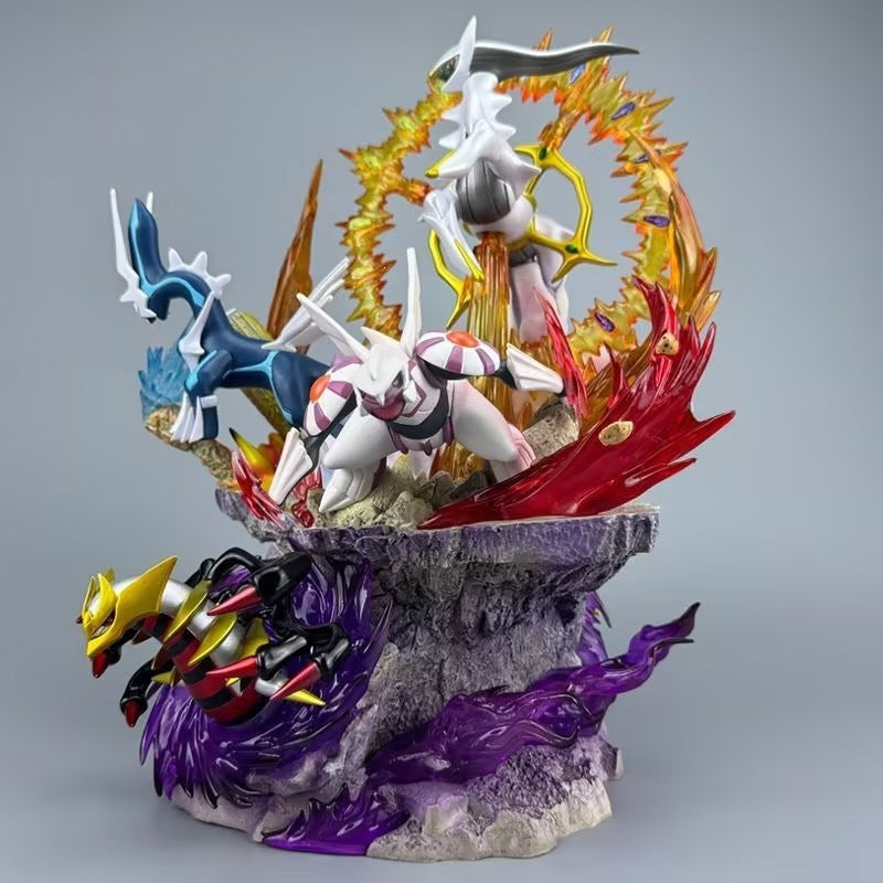 Pokemon Dialga Palkia Giratina Arceus statue