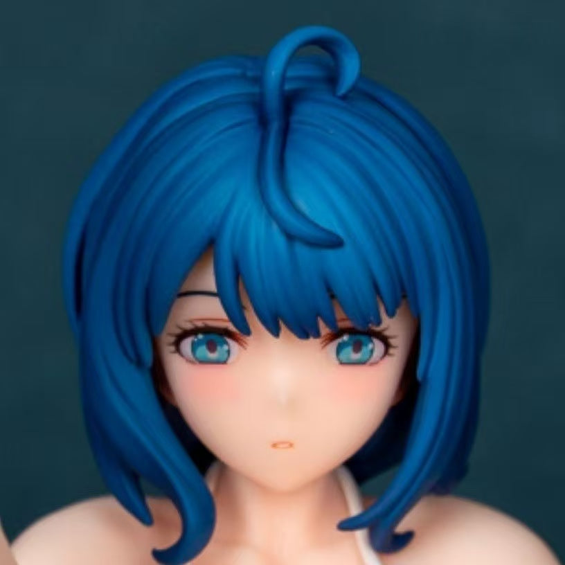 Original anime bunny girl figure blue hai