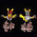 Pokemon × Chainsaw Man Pikachu Cos Denji Chainsaw Scene Diorama Statue