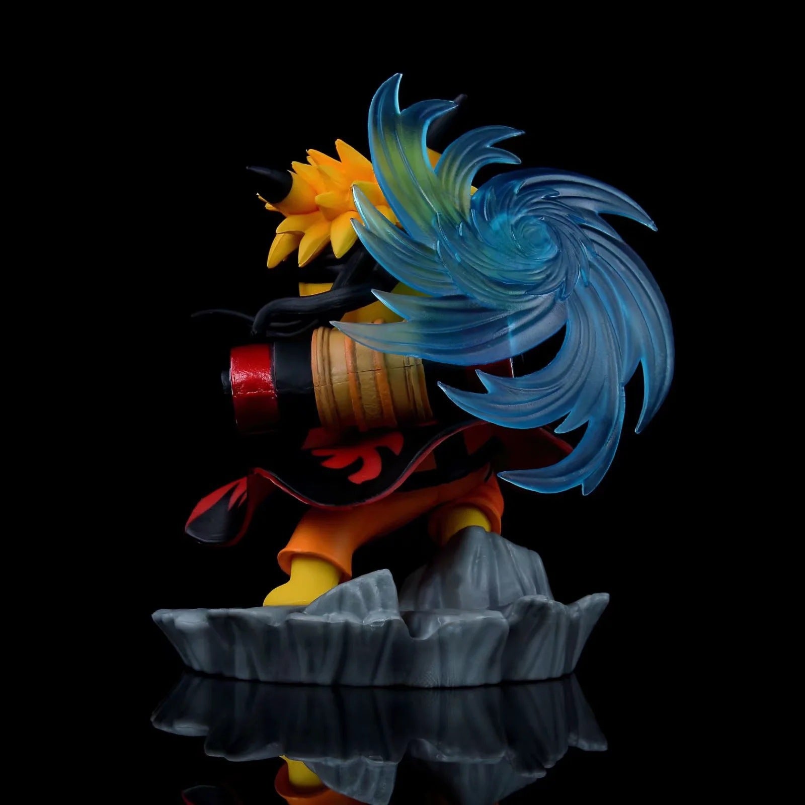 Pokemon × Naruto Crossover Pikachu Cos Naruto Sage Mode GK Statue