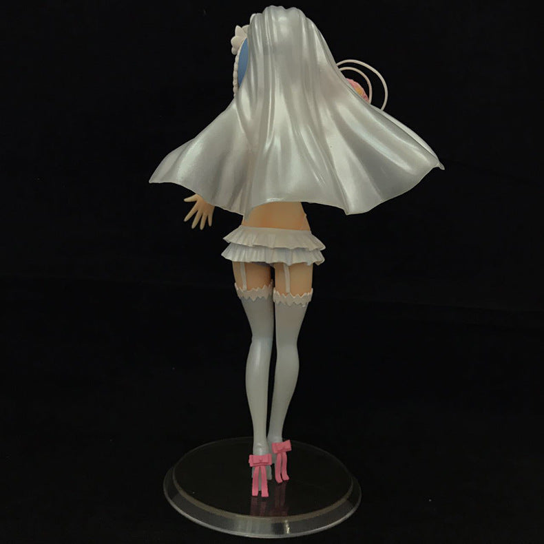 Re:Zero Ram Rem Wedding Swimsuit GK Statue