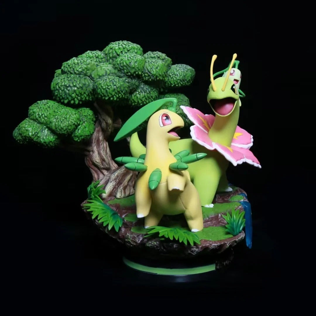 Pokemon Bayleef Meganium evolution GK statue
