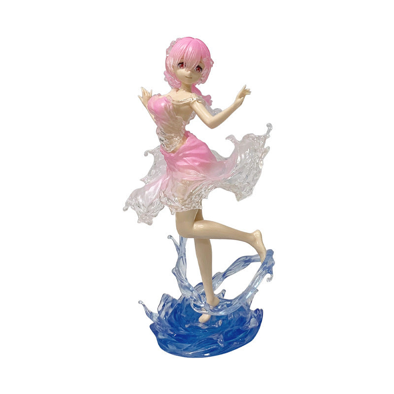 Re:Zero Ram & Rem Water Dance Dress GK Statue