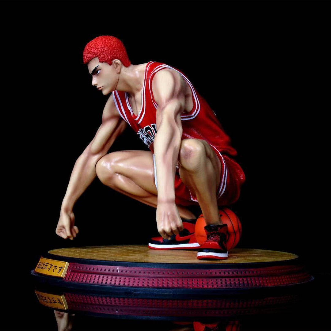 Slam Dunk Sakuragi & Rukawa squat GK statue