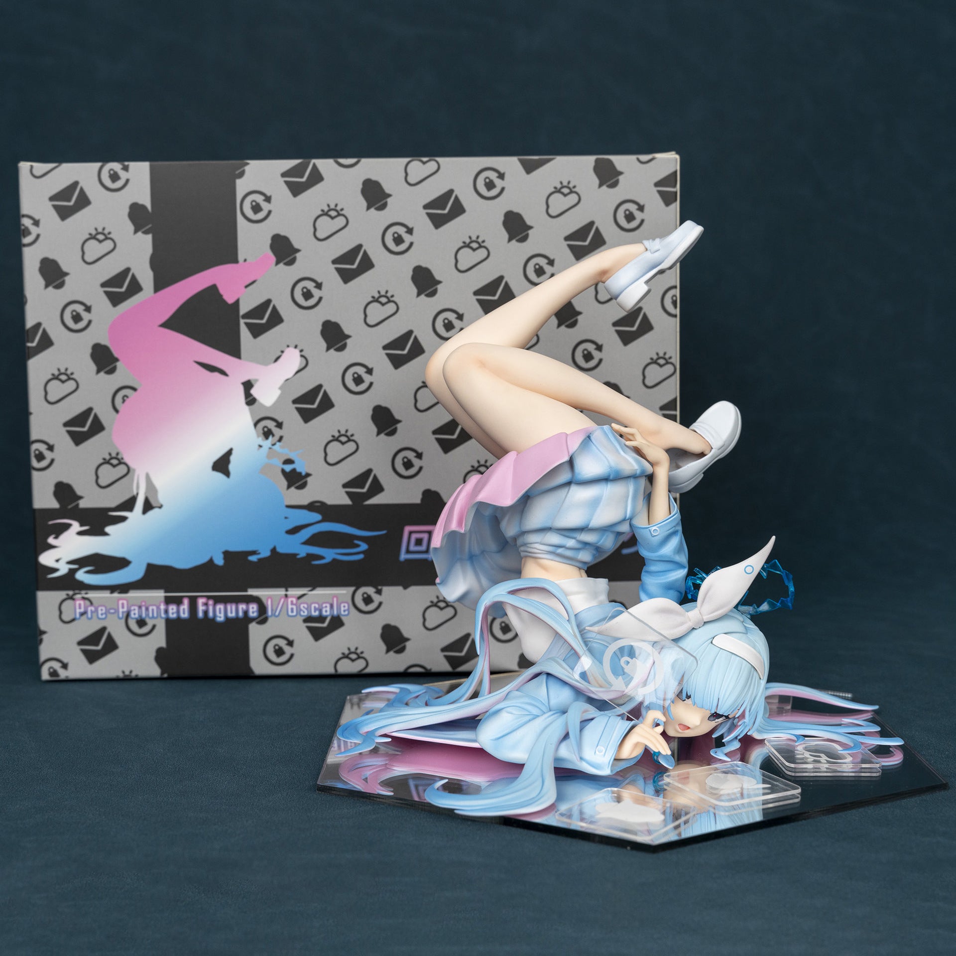Blue Archive Shiroko & Azusa upside down figure set