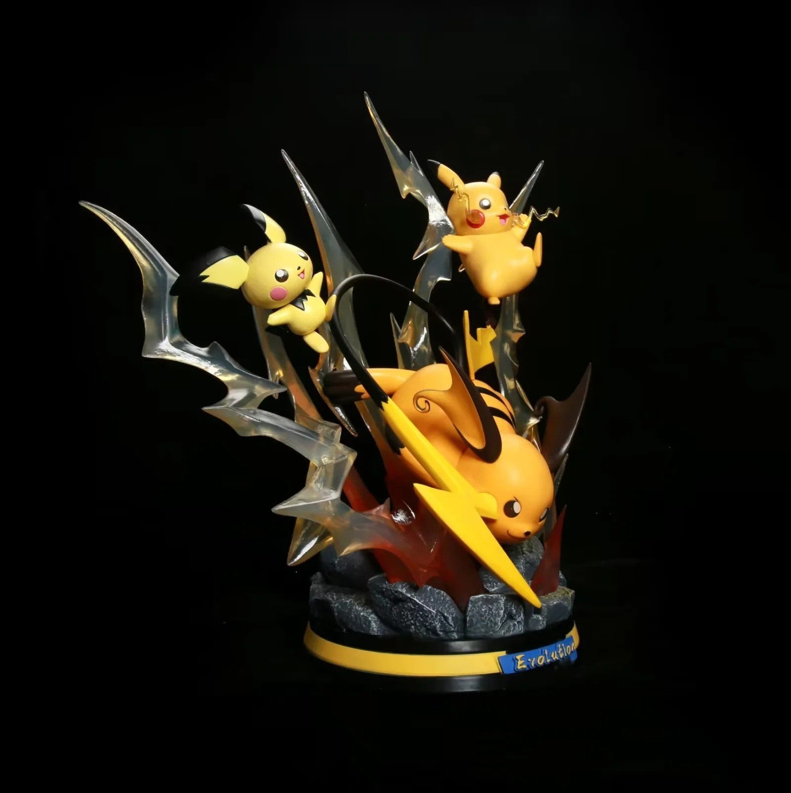 Pokemon Pichu Pikachu Raichu GK Diorama Statue