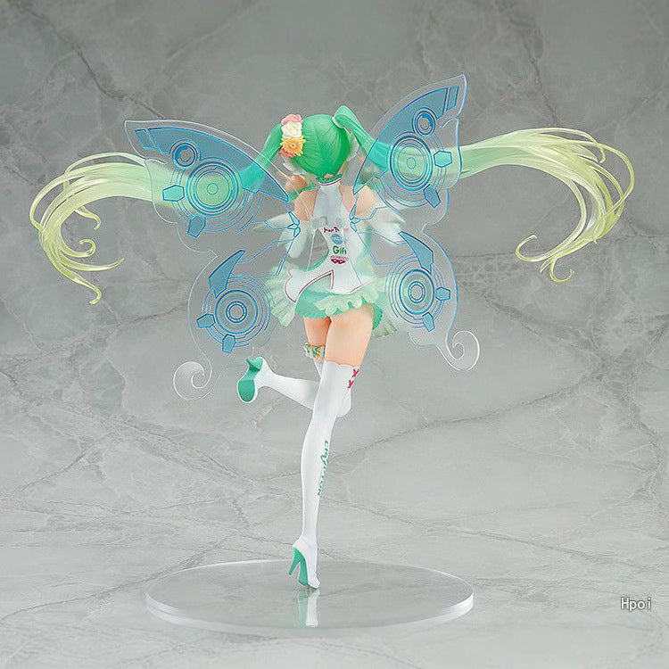 Hatsune Miku racing ver transparent wing statue