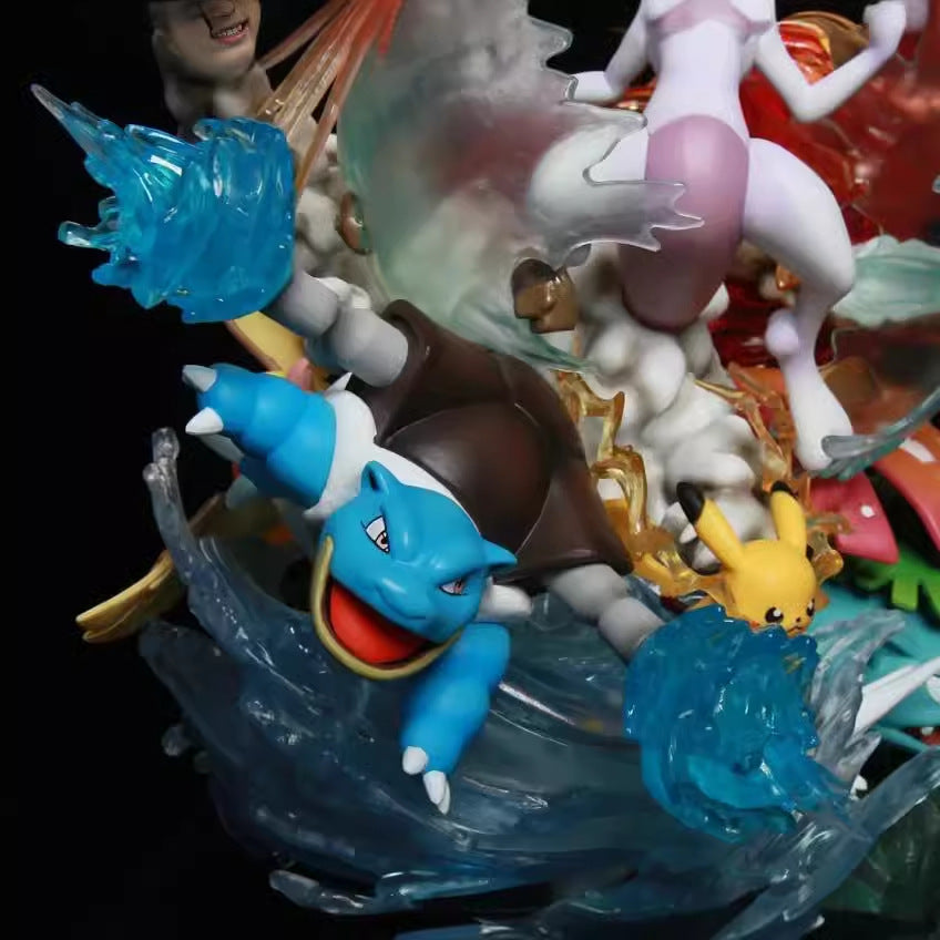 Pokemon Kanto Main Line‑up GK Diorama Statue