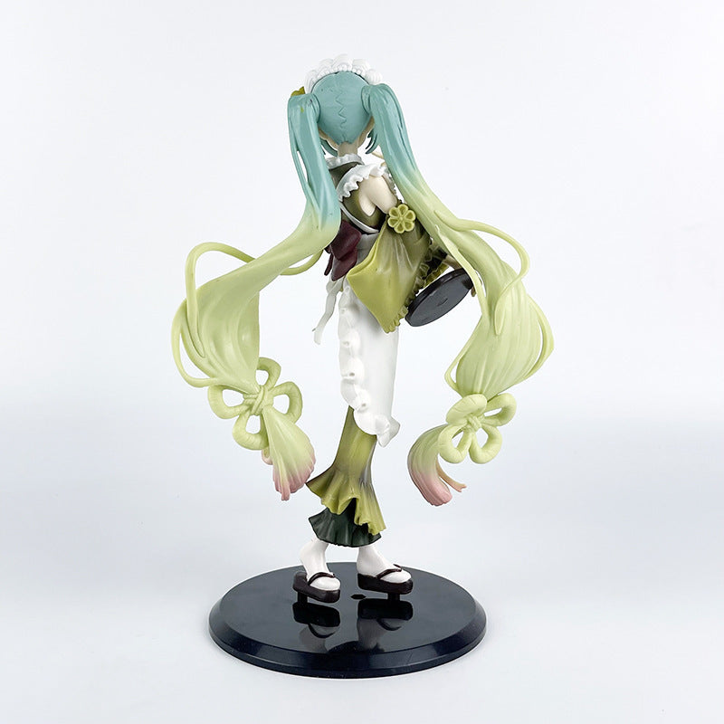 Hatsune Miku matcha dessert maid figure